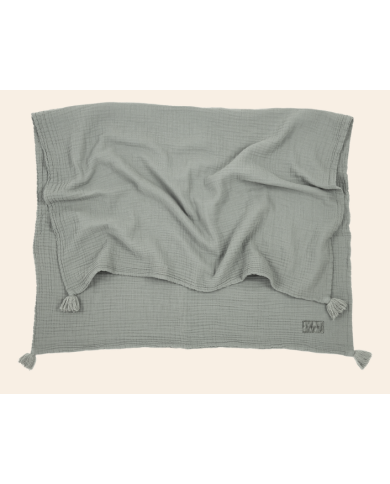 NOBODINOZ - Couverture légère en double gaze de coton