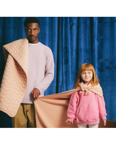 NOBODINOZ - Couverture légère en double gaze de coton