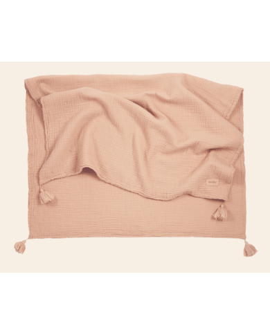 NOBODINOZ - Couverture légère en double gaze de coton