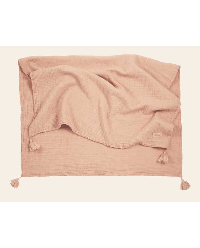 NOBODINOZ - Couverture légère en double gaze de coton