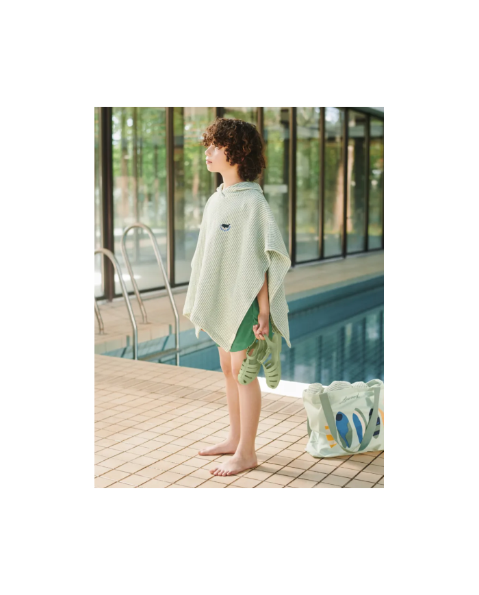 LIEWOOD - Poncho de bain à capuche - Peppermint