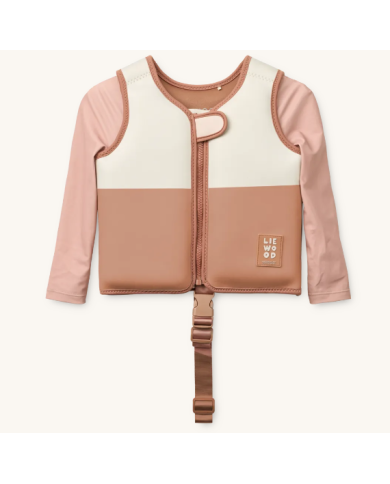 LIEWOOD - Gilet de natation avec manches - Tuscany rose