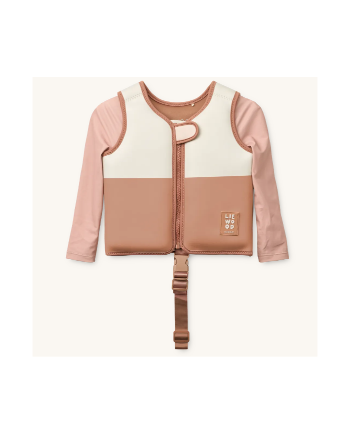 LIEWOOD - Gilet de natation avec manches - Tuscany rose