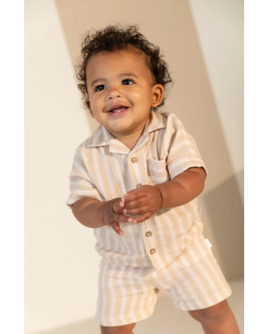NOPPIES - Ensemble bébé rayé Irish Cream