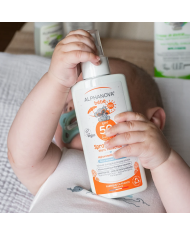 ALPHANOVA SUN – Spray solaire bébé bio SPF50 sans parfum