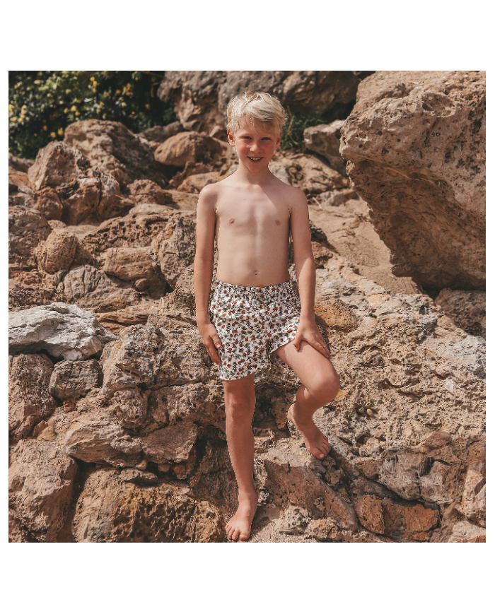 SALTED STORIES - Short de bain - POMMEGRANATE