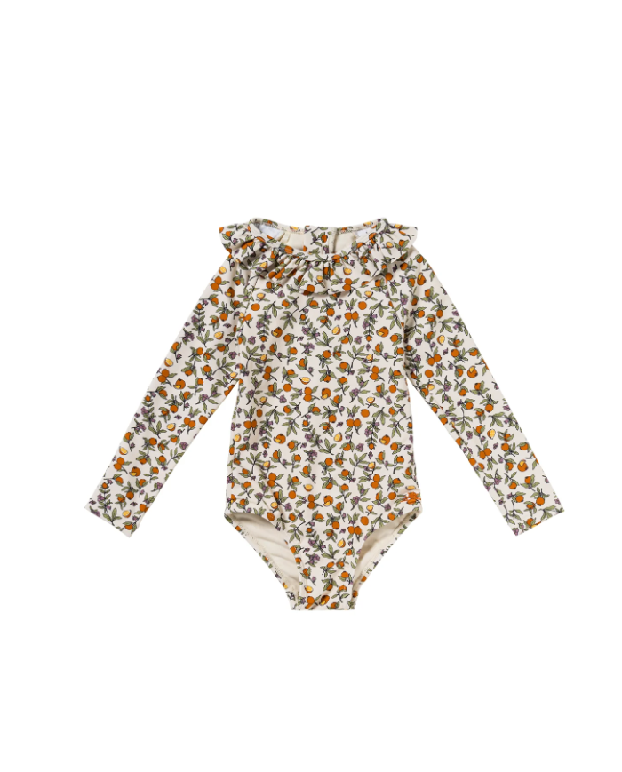 SALTED STORIES - Maillot de bain avec manches - POMMEGRANATE