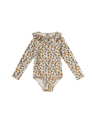 SALTED STORIES - Maillot de bain avec manches - POMMEGRANATE