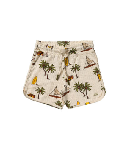 SALTED STORIES - Ensemble chemise et short en seersucker - VOILE