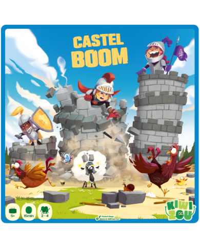 KIWIZOU - Jeu de société - Castel Boom