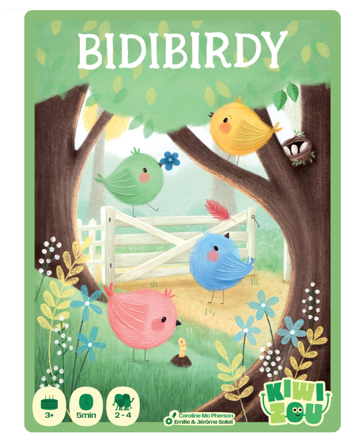 KIWIZOU - Jeu de société - Bidibirdy