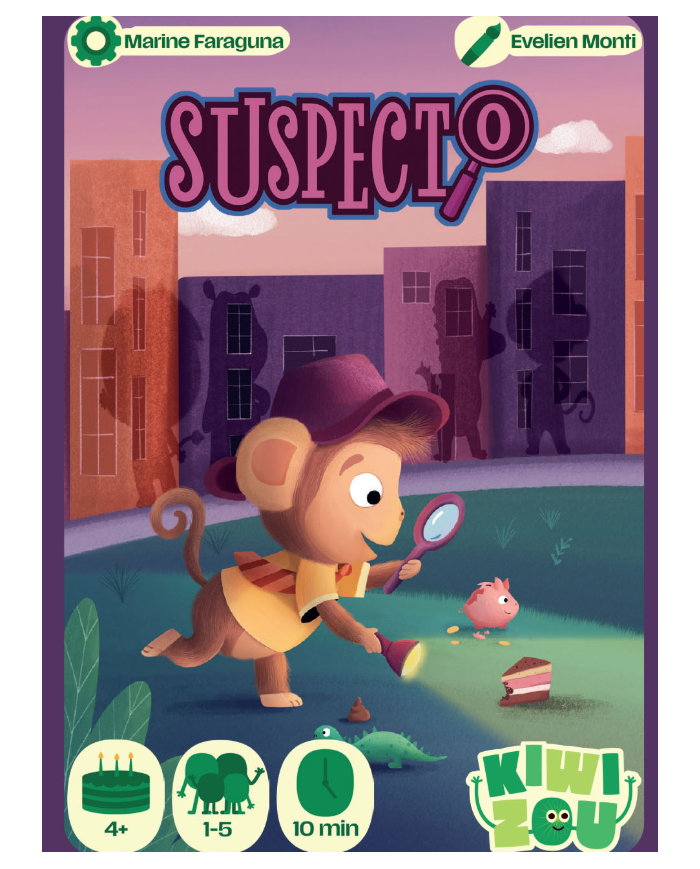 KIWIZOU - Jeu de société de voyage - Suspecto