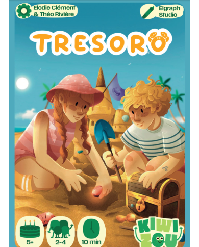 KIWIZOU - Jeu de société de voyage - Tresoro