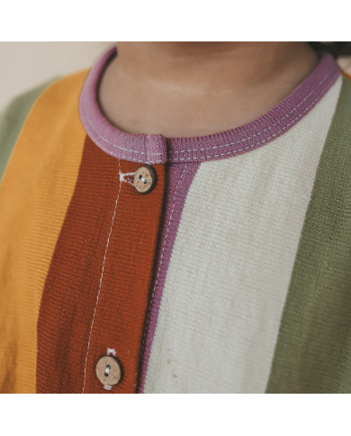 SALTED STORIES - Combinaison à rayures - MULTICOLORE