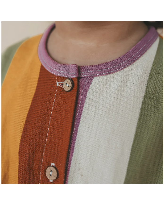 SALTED STORIES - Combinaison à rayures - MULTICOLORE