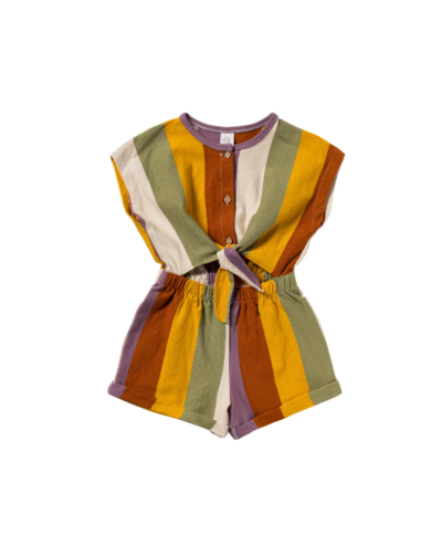 SALTED STORIES - Combinaison à rayures - MULTICOLORE