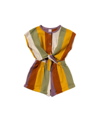 SALTED STORIES - Combinaison à rayures - MULTICOLORE