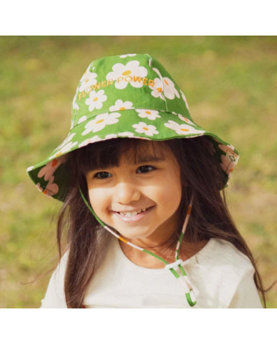 CHAMAYE - Chapeau large enfant - Flower Power