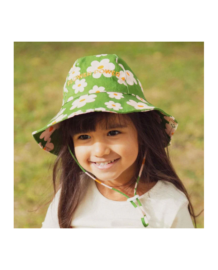 CHAMAYE - Chapeau large enfant - Flower Power