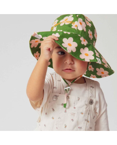 CHAMAYE - Chapeau large enfant - Flower Power