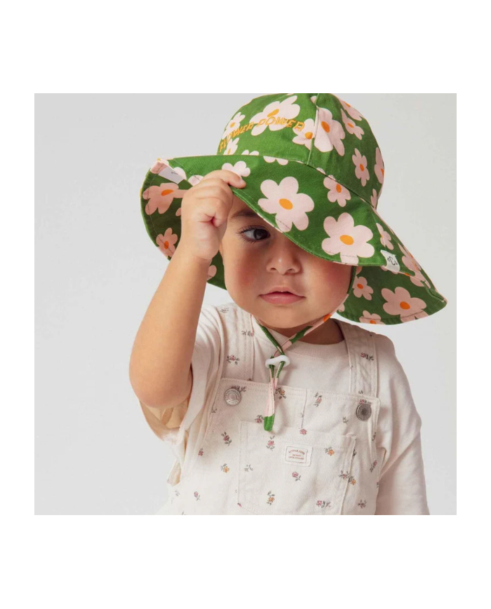 CHAMAYE - Chapeau large enfant - Flower Power