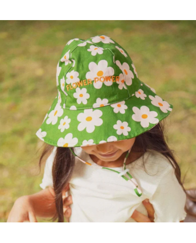 CHAMAYE - Chapeau large enfant - Flower Power
