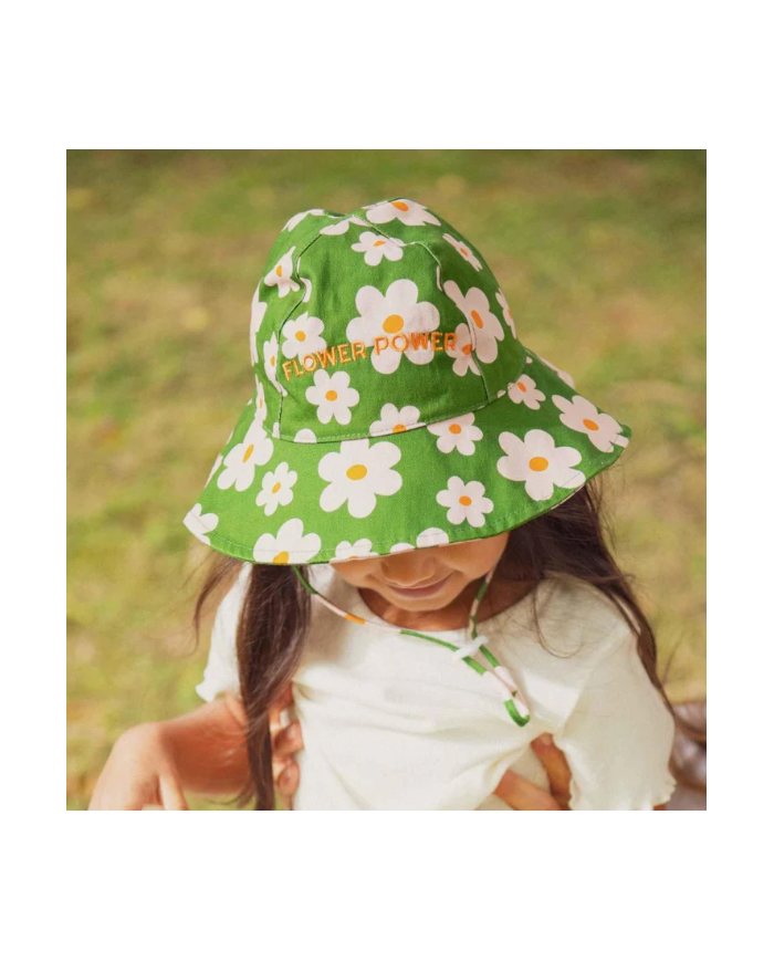 CHAMAYE - Chapeau large enfant - Flower Power