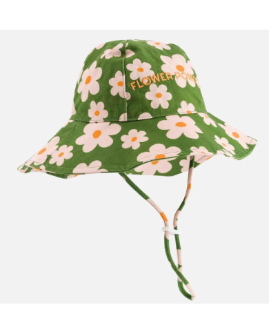 CHAMAYE - Chapeau large enfant - Flower Power