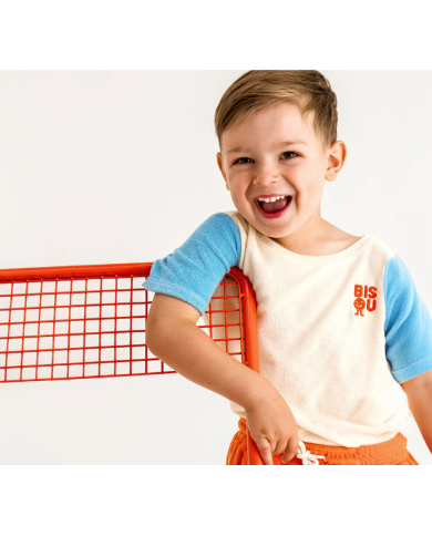 LES PETITES CHOSES - T-shirt en éponge - TOMAS