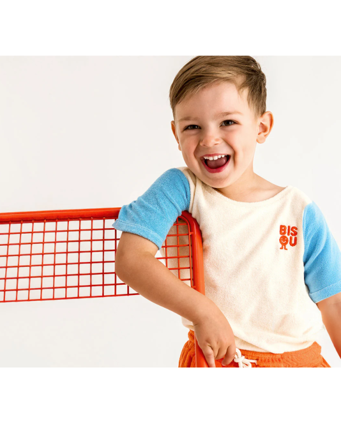 LES PETITES CHOSES - T-shirt en éponge - TOMAS