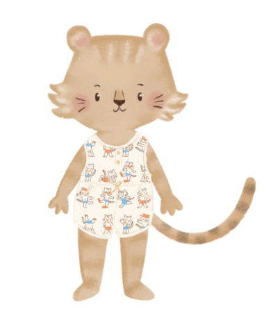 LES PETITES CHOSES - Combishort en éponge - P'tit musclé