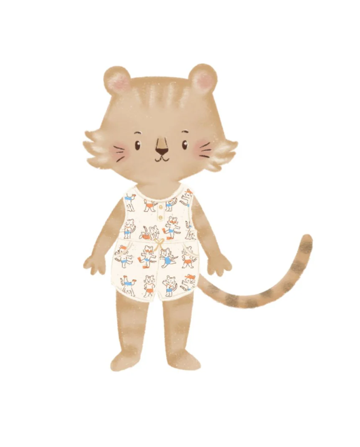 LES PETITES CHOSES - Combishort en éponge - P'tit musclé