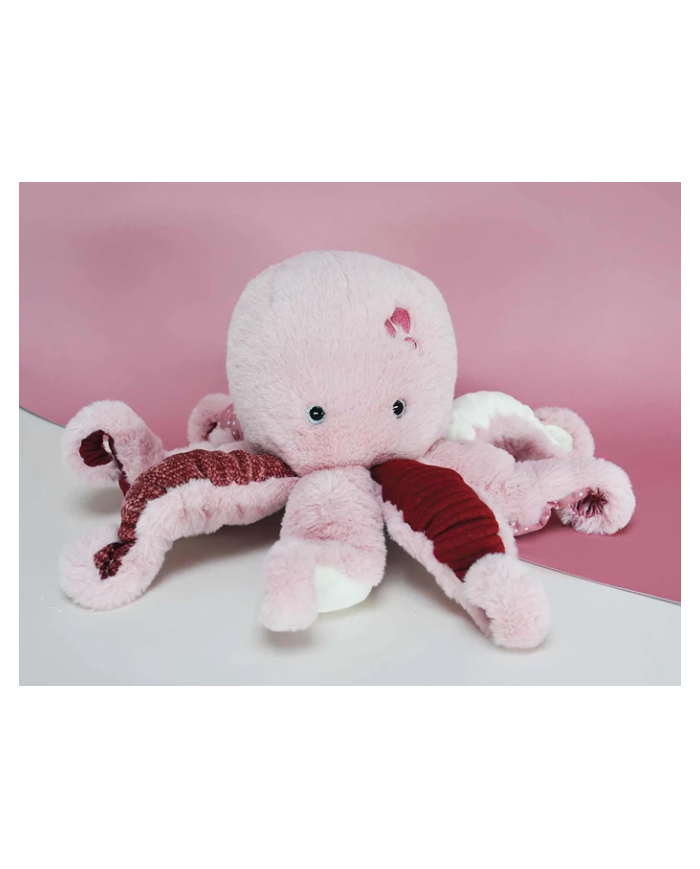 HISTOIRE D'OURS - Pieuvre rose - 30cm