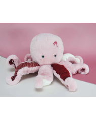 HISTOIRE D'OURS - Pieuvre rose - 30cm