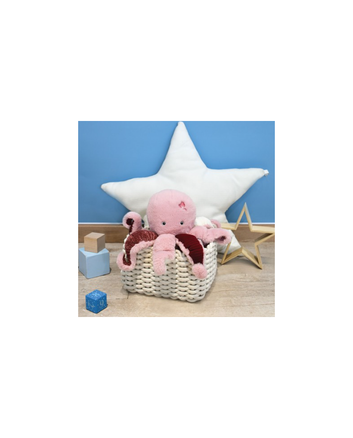 HISTOIRE D'OURS - Pieuvre rose - 30cm