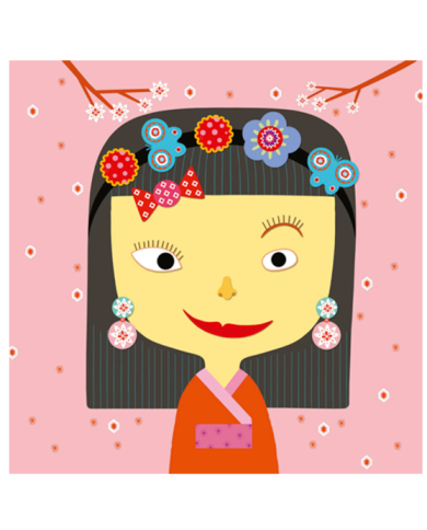 DJECO - Créer avec des stickers - Tous différents