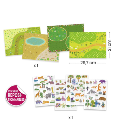 DJECO - Stickers à relever