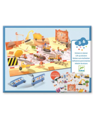 DJECO - Créer avec des stickers - Tous différents