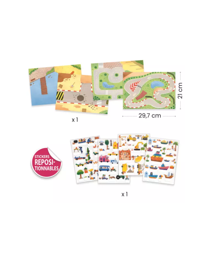 DJECO - Stickers à relever