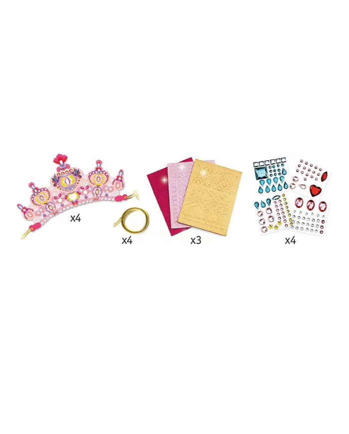 DJECO - DIY pour enfant - Diadèmes mosaïques à décorer