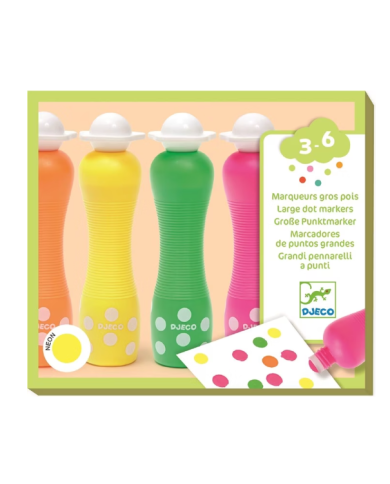 DJECO - Marqueurs Mousse - Neon