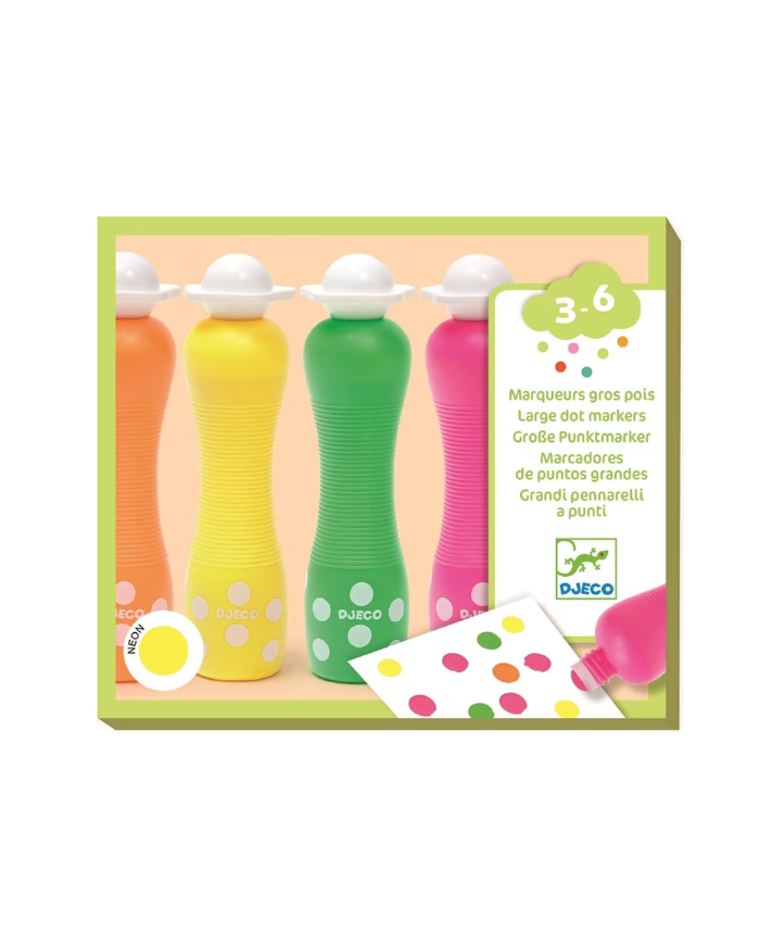 DJECO - Marqueurs Mousse - Neon