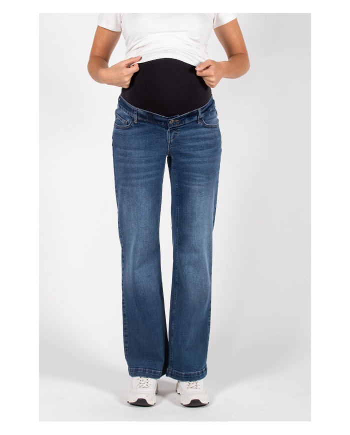 LOVE2WAIT - Jeans de grossesse Julia -Stone Wash