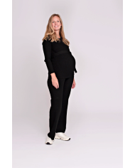 LOVE2WAIT - Pantalon de grossesse en maille - Noir