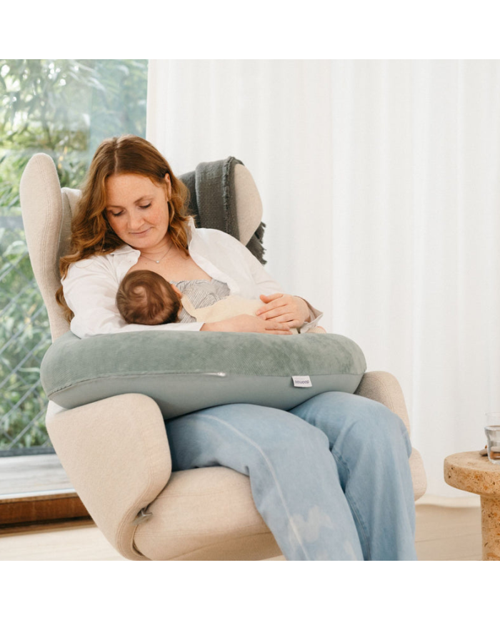 DOOMOO - Coussin de grossesse - Corduroy vert