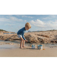 LITTLE DUTCH - Set de plage - Rose, bleu, vert