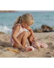 LITTLE DUTCH - Set de plage - Rose, bleu, vert