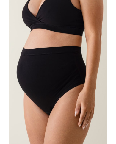 BOOB - Culotte maternité taille haute - Noire