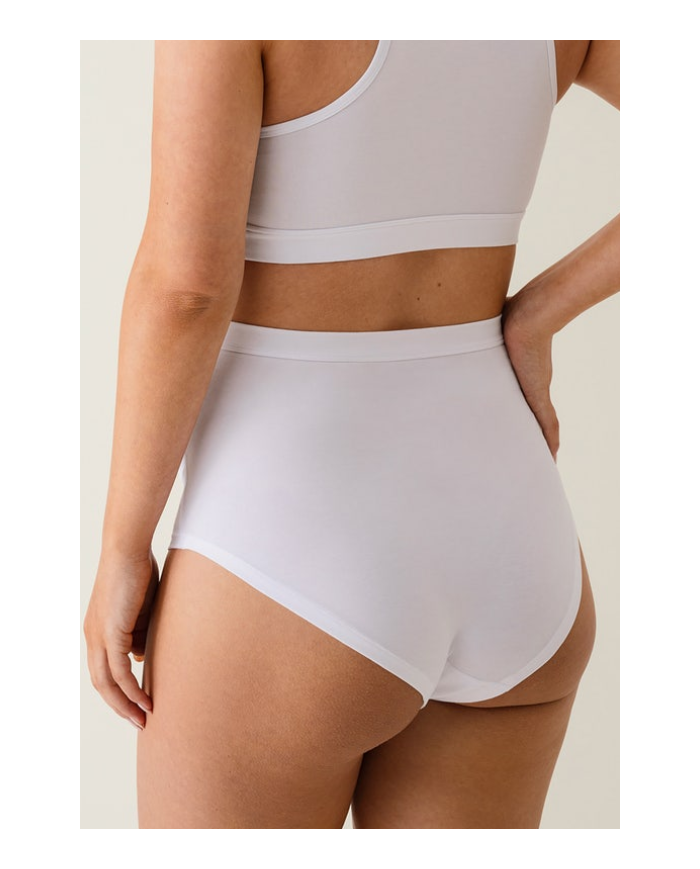 BOOB - Culotte maternité taille haute - Blanche