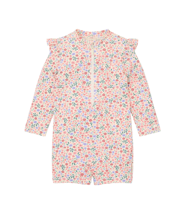 LITTLE DUTCH - Combinaison manches longues anti-UV - Champs de fleurs